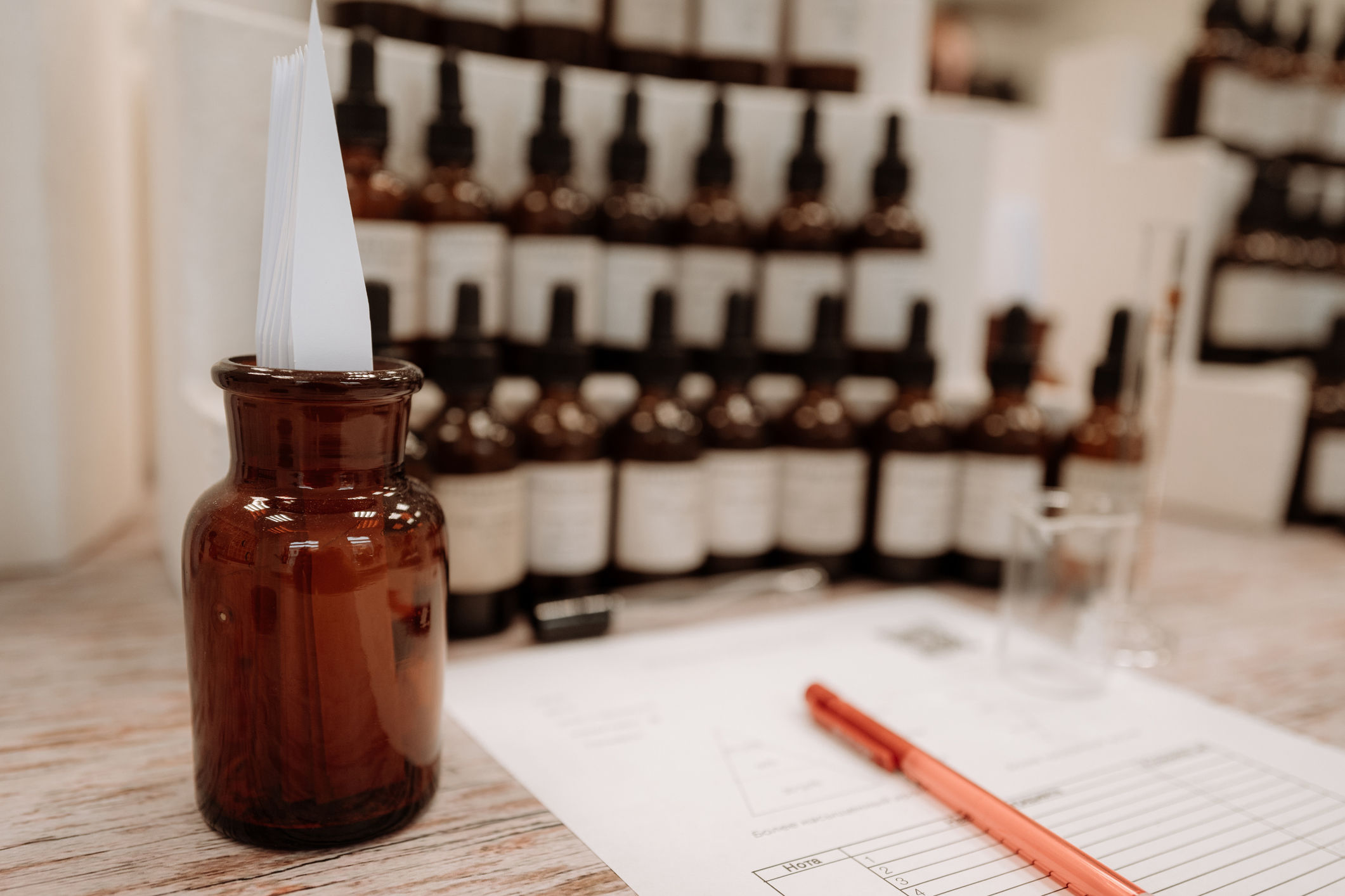 Le rituel créatif du parfumeur